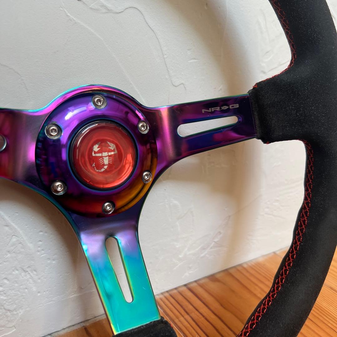 ご*ろ様 NRG ステアリング スエード NRG-RST-018S アバルト59