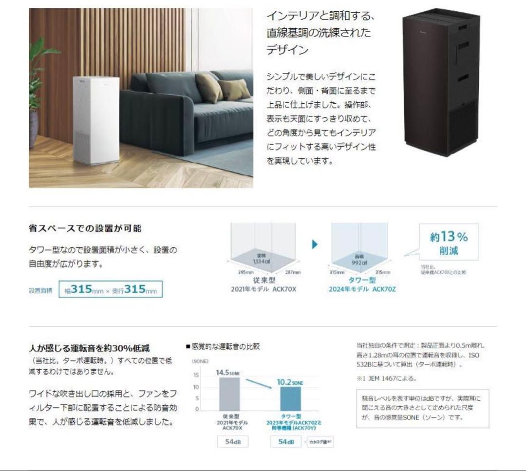 ダイキン　加湿ストリーマ空気清浄機　未開封