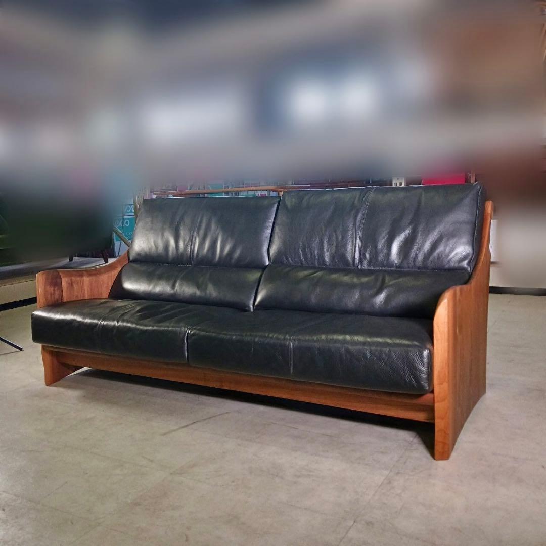 MARUSHO マルショウ NATURA ナトゥーラ 本革3人掛けソファー