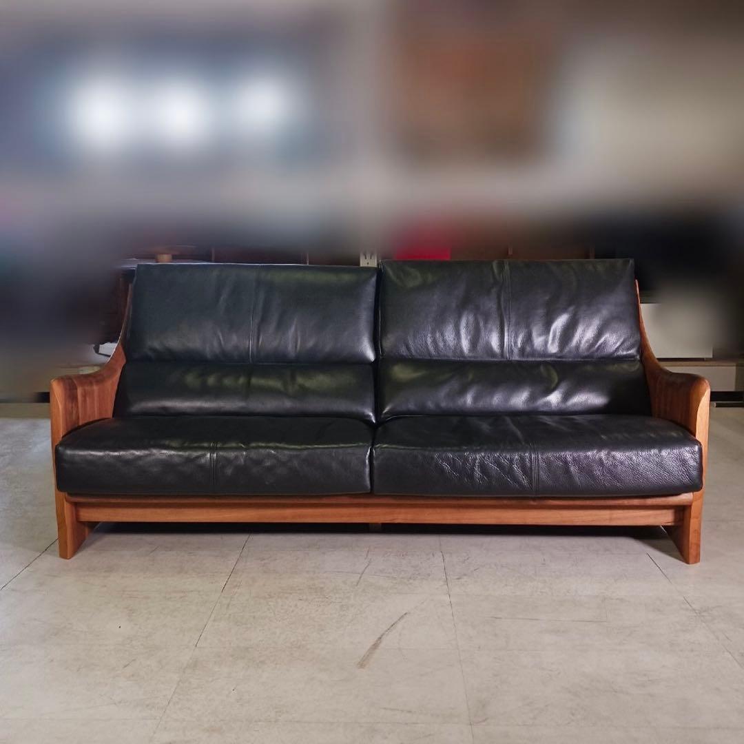 MARUSHO マルショウ NATURA ナトゥーラ 本革3人掛けソファー