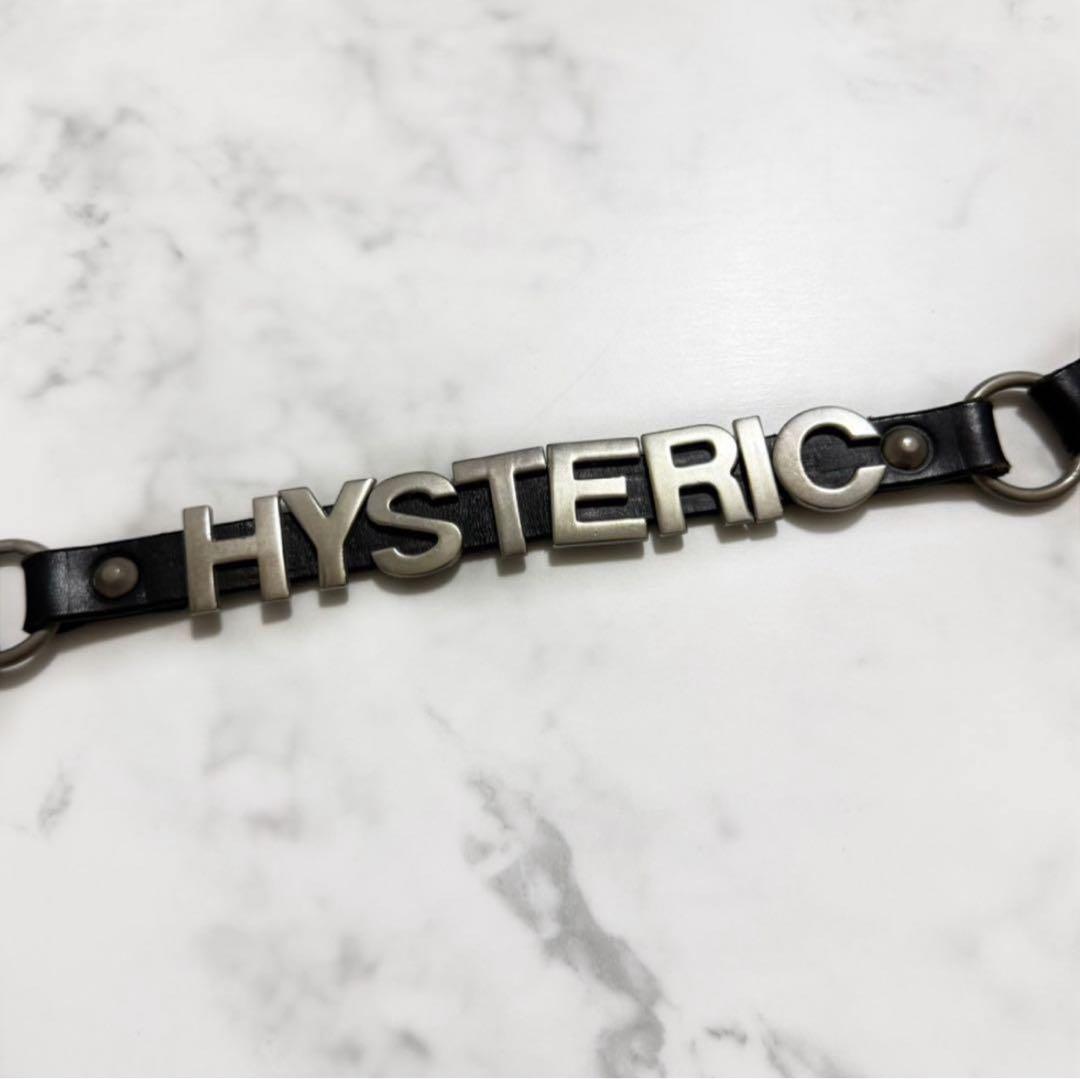 HYSTERIC ヒステリックグラマー ロゴ スタッズ ベルト 平成 Y2K