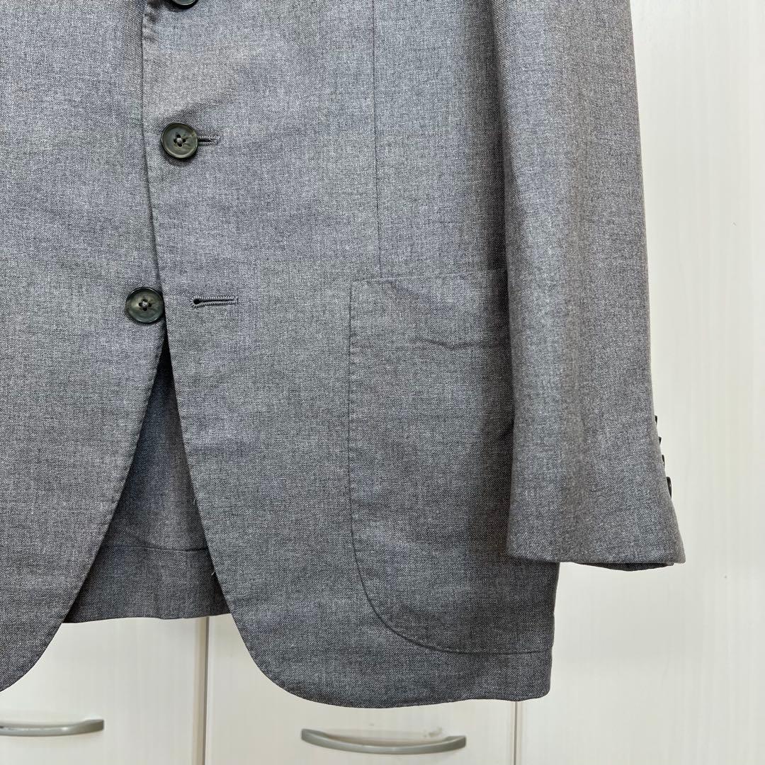 ISAIA \"SAILOR\" シルク混 テーラードジャケット 44