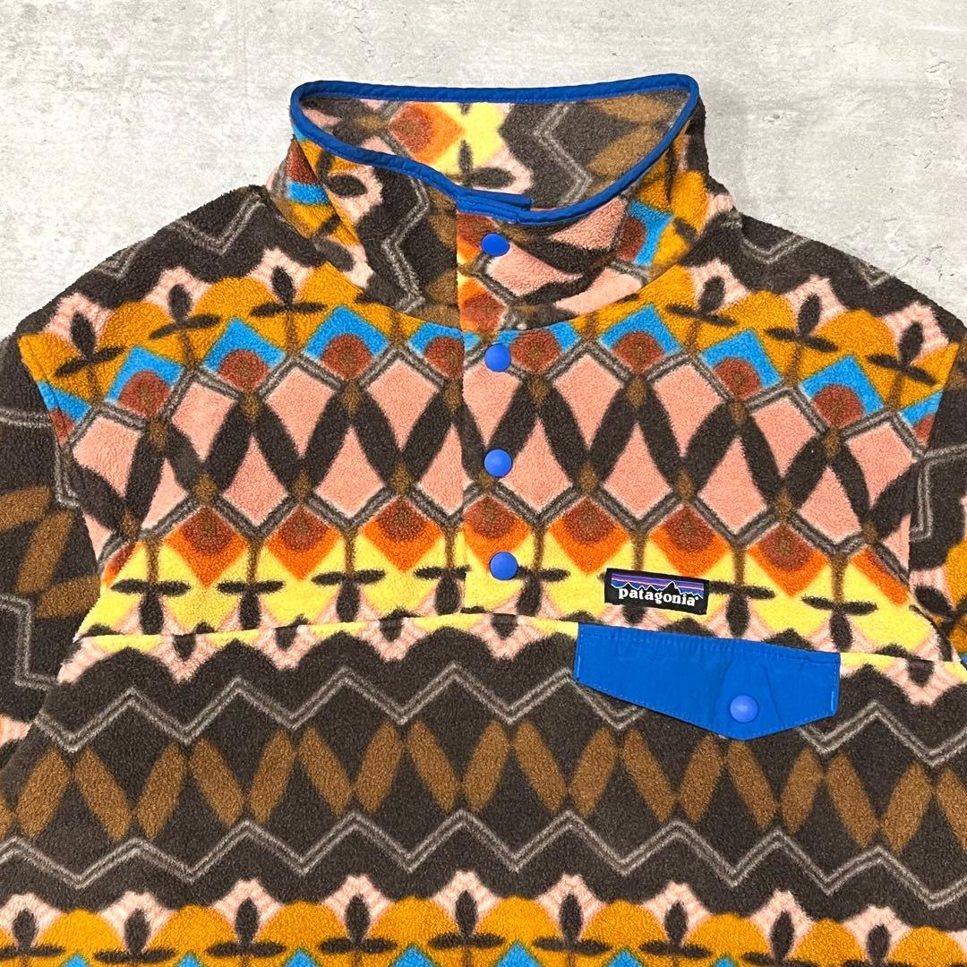 patagonia Fleece SYNCHILLA Snap-T 総柄