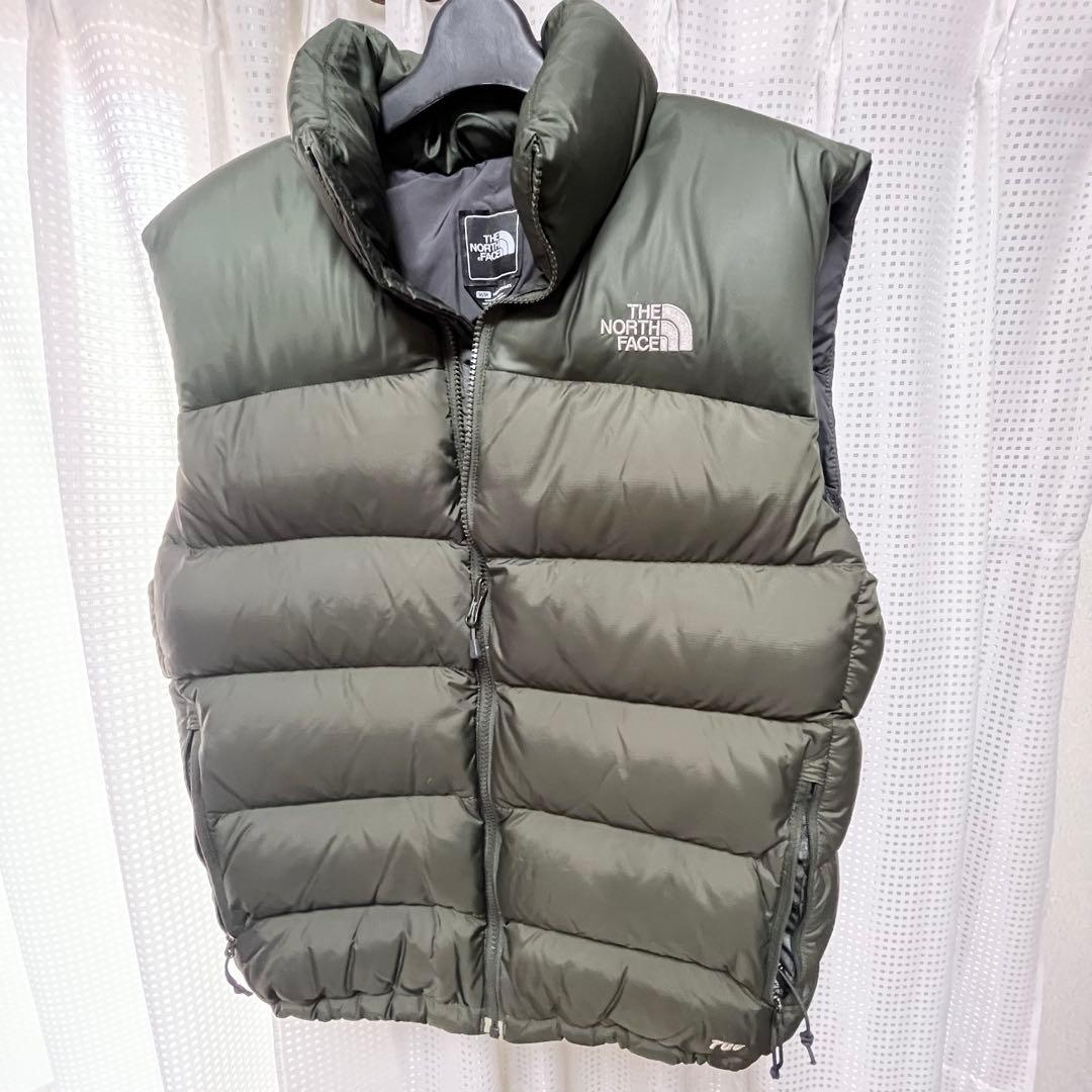 希少 ノースフェイス ヌプシ2 ダウンベスト グリーン 529743