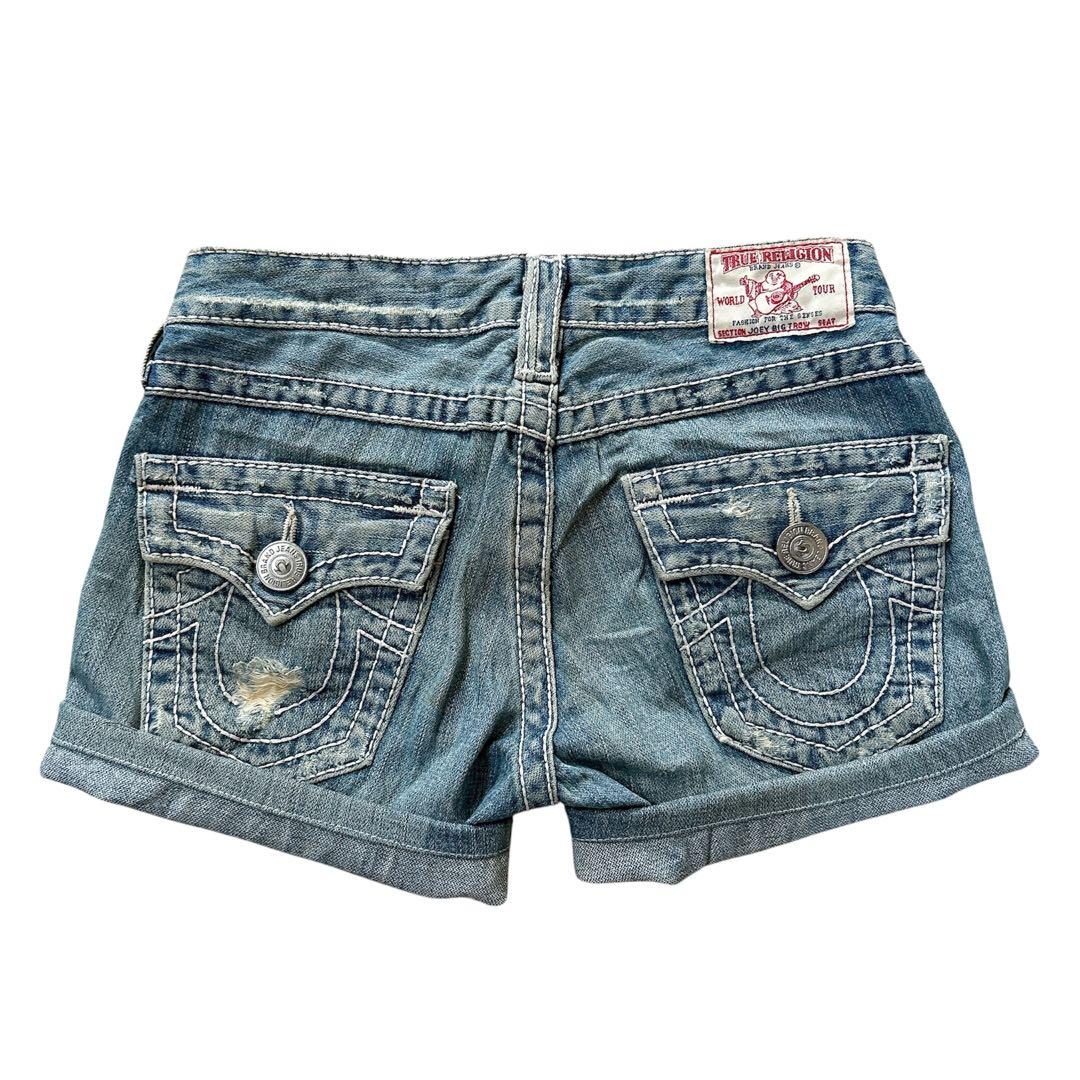 トゥルーレリジョン デニムショートパンツ y2k 平成ギャル USA製 ブランド