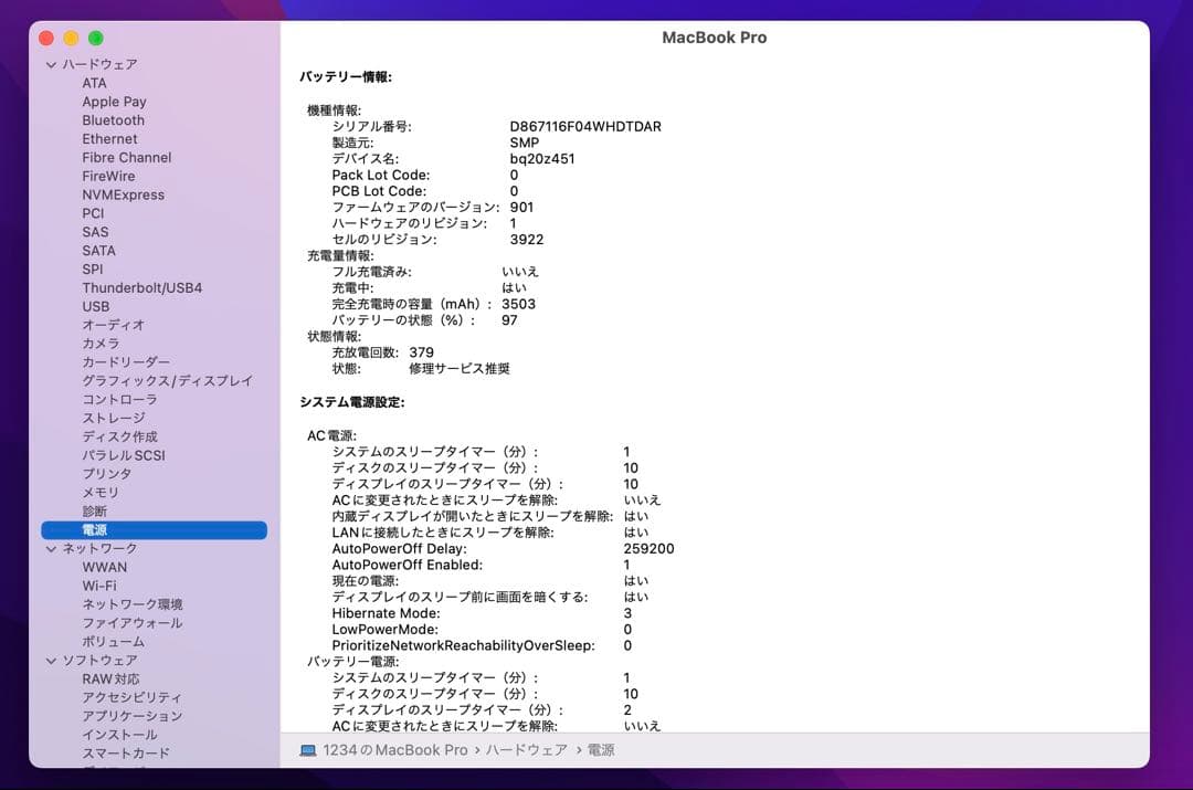 MacBook本体 Apple MacBook Pro 13 2016 i5/8GB/500GB