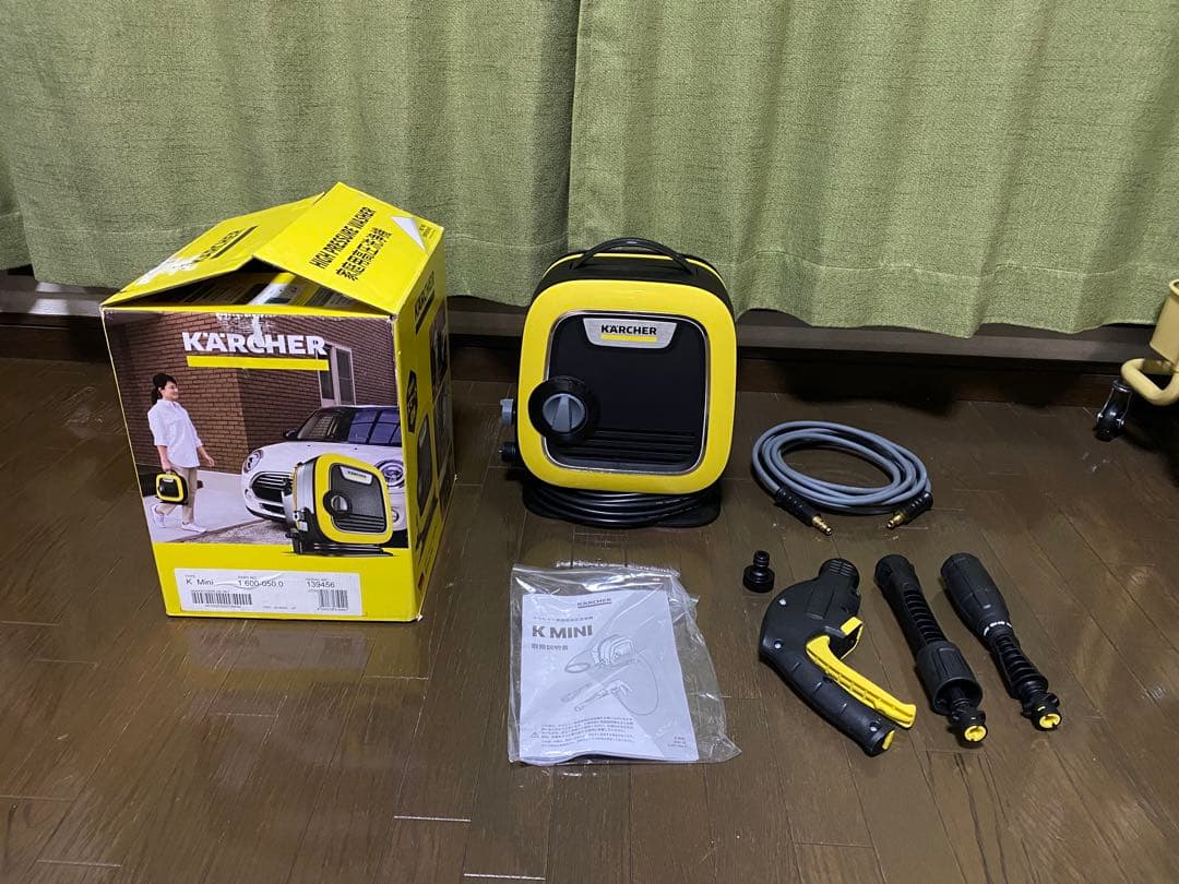 ケルヒャー　K MINI 美品！　自給ホース・カーシャンプーノズル付き！