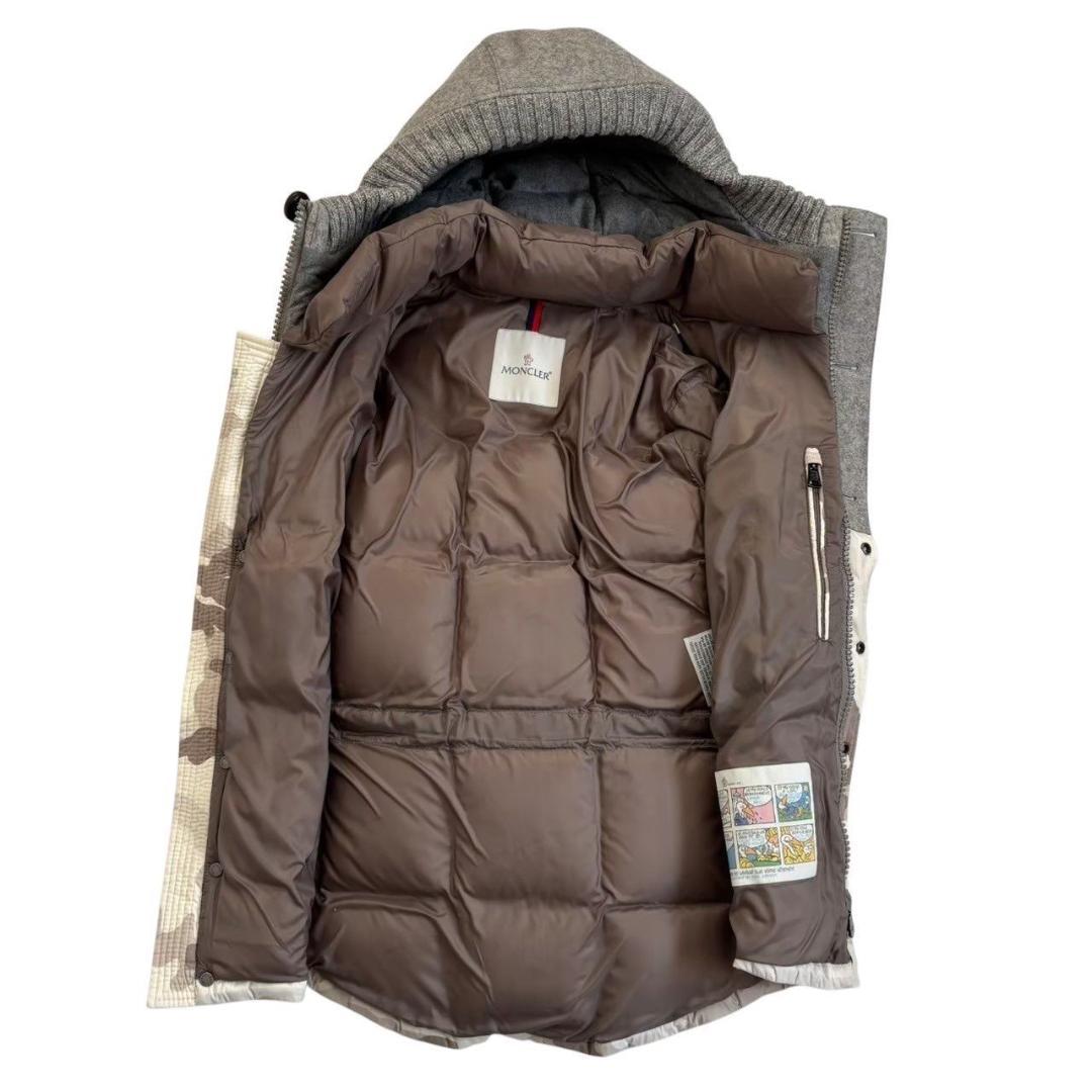 MONCLER モンクレール ダウンジャケットバーモント迷彩柄サイズ0 Sサイズ