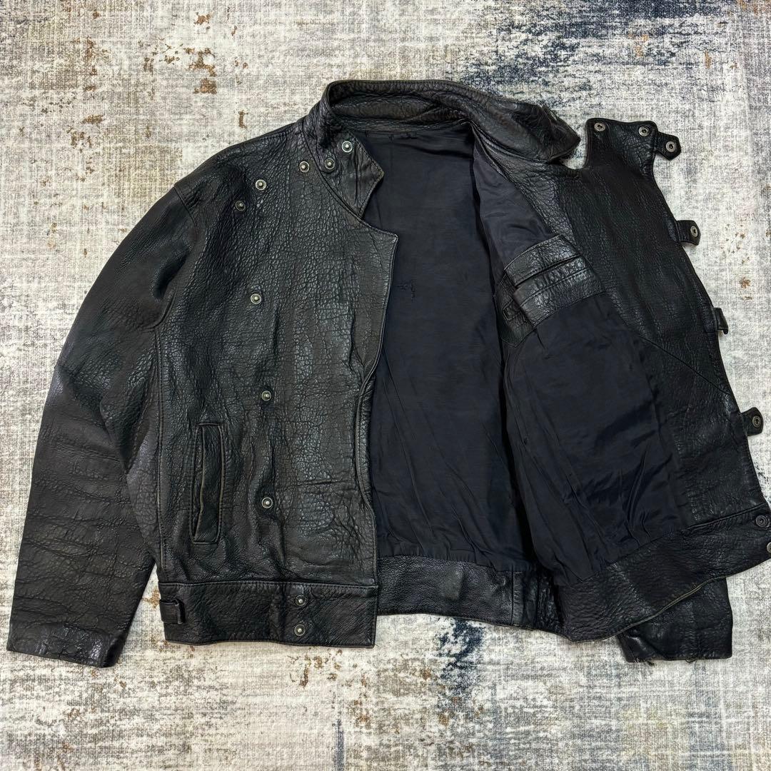 Motorcycle モーターサイクル レザージャケット スウェーデン軍 本革