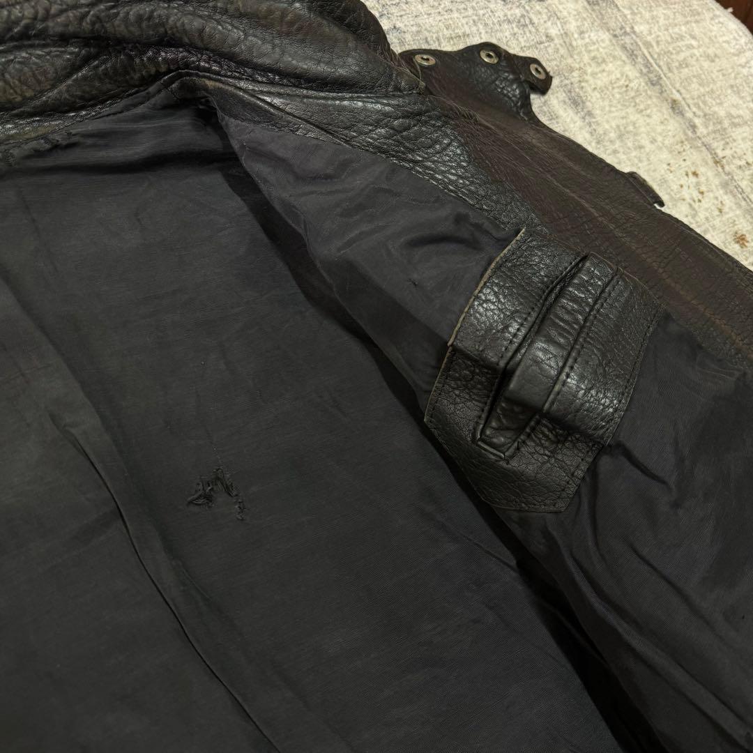 Motorcycle モーターサイクル レザージャケット スウェーデン軍 本革