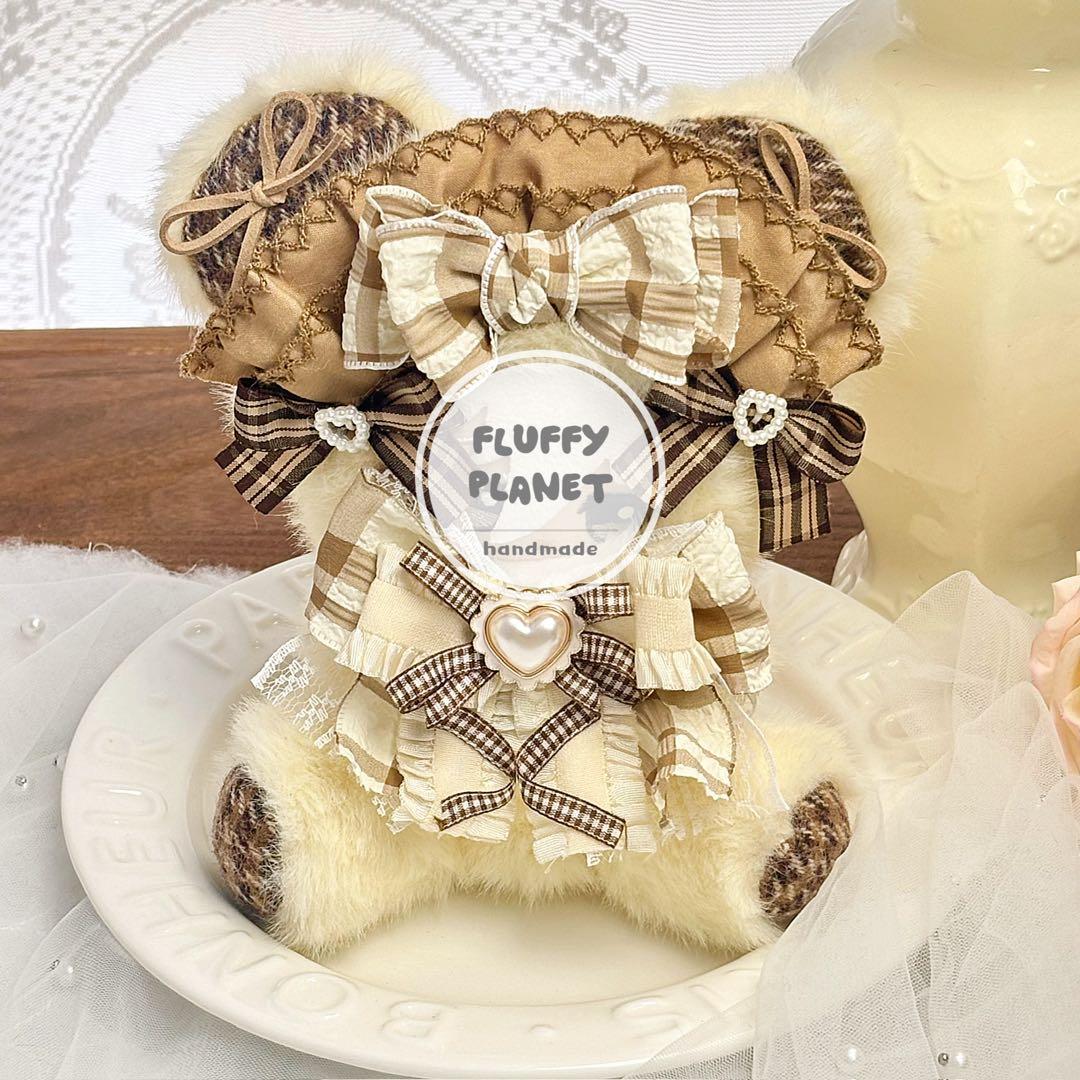 ★ おもち ★ 10cmおすわり プリンクマ #61 & いちご飴 #55