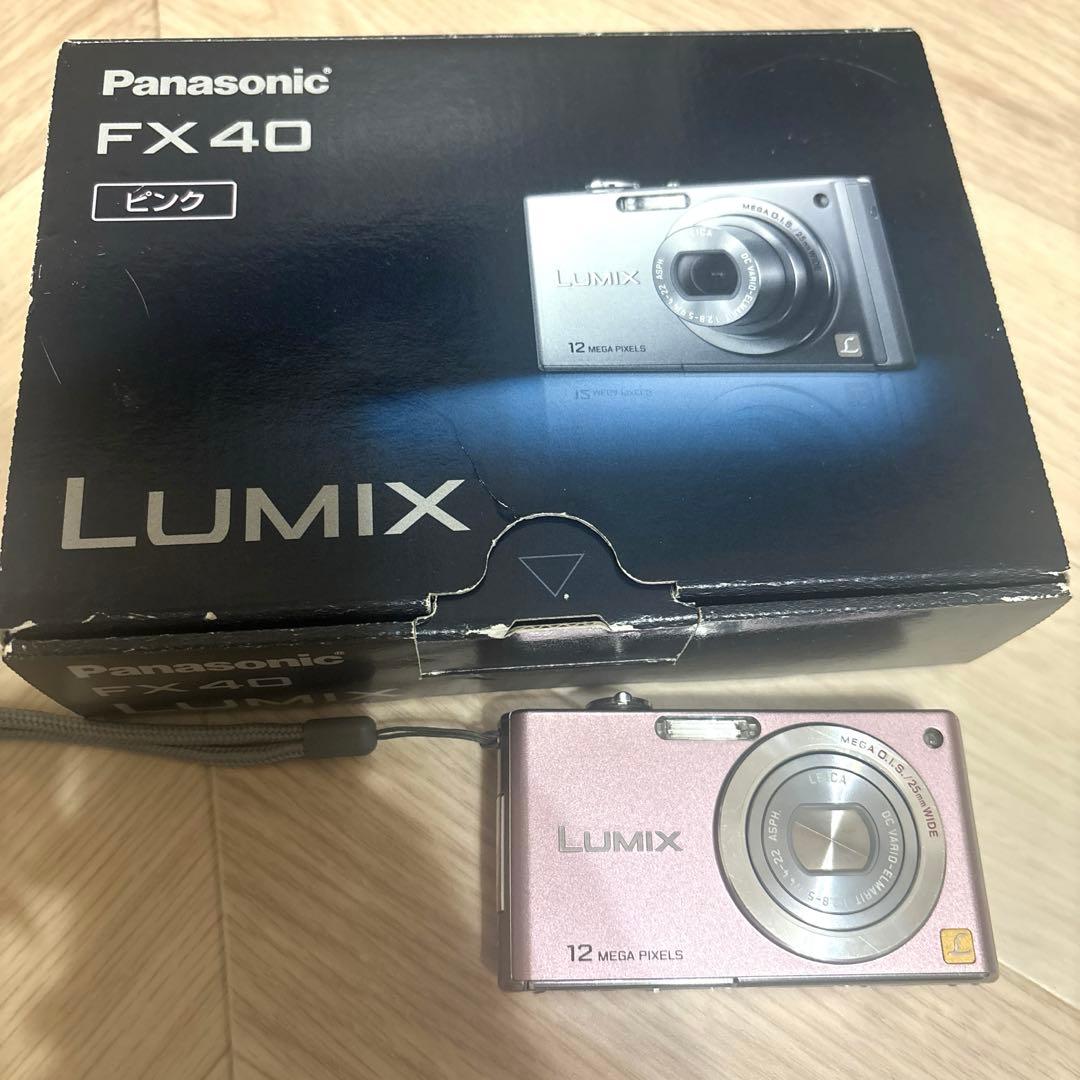 Panasonic LUMIX FX40 ピンク デジカメ