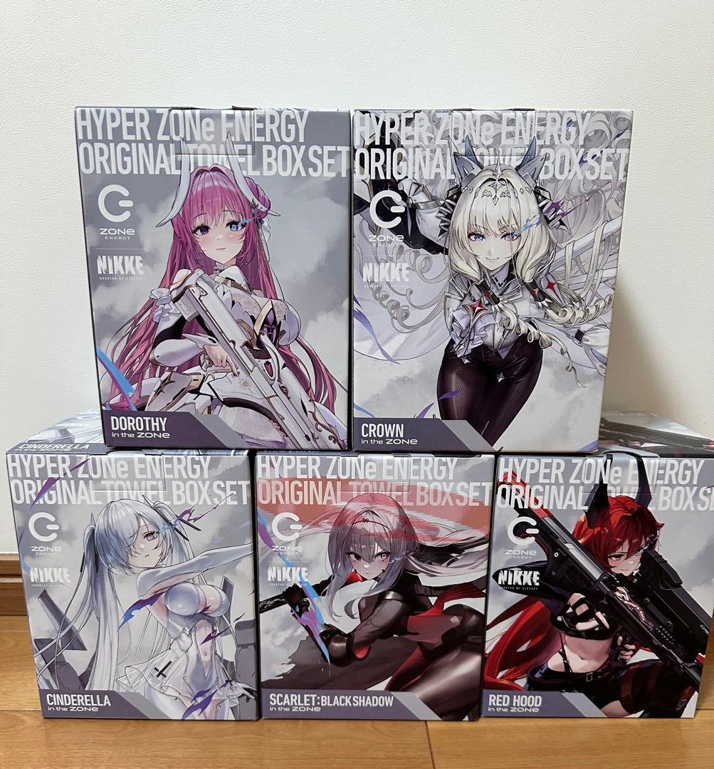 勝利の女神NIKKE ZONe コラボタオル　5種未開封