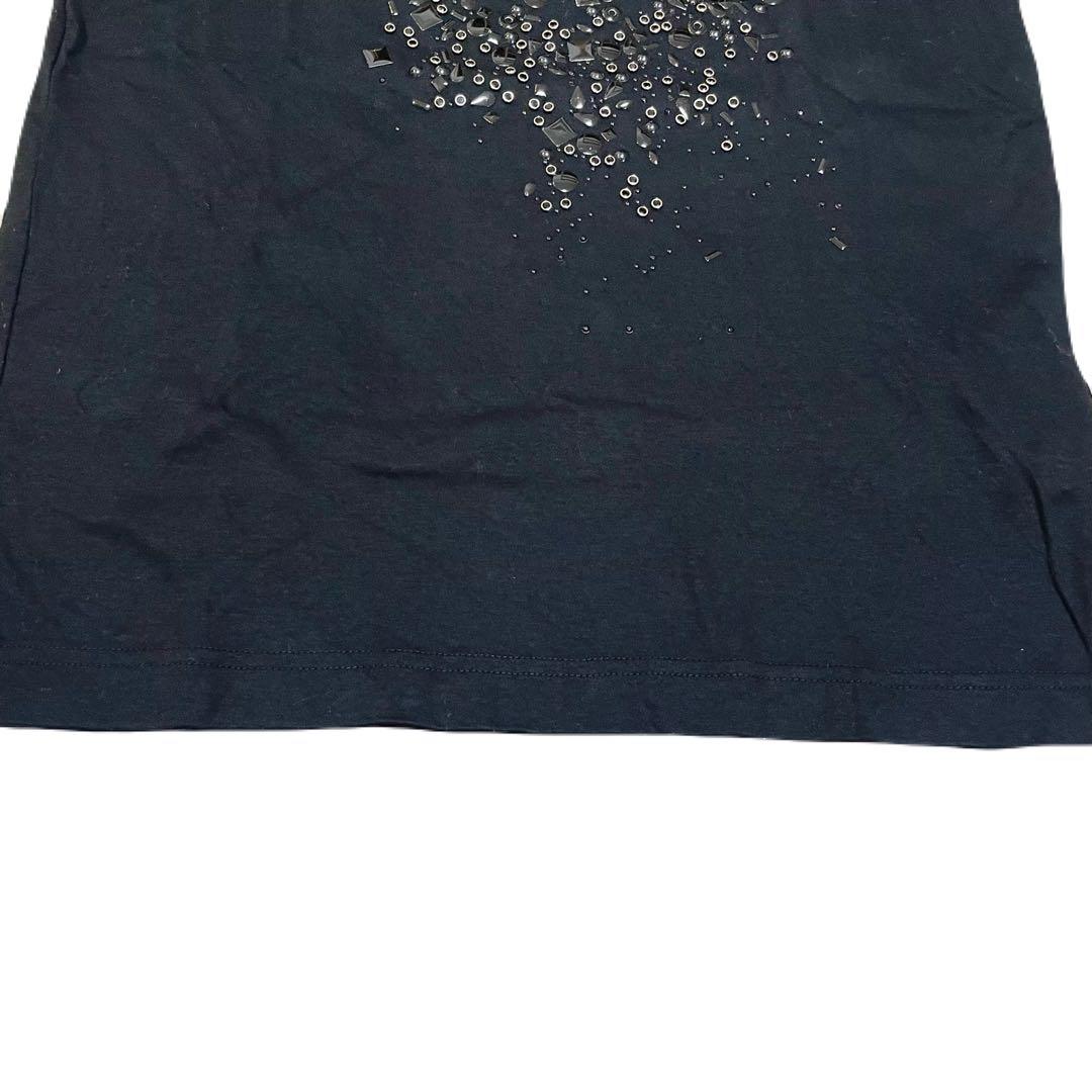 トップス noir kei ninomiya Rhinestone T-Shirt y2k