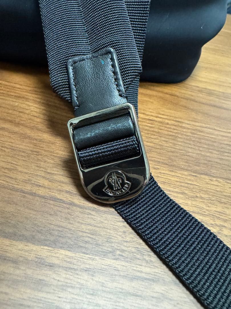 ✴*︎様 美品MONCLERブラックリュック・オークションは1/17（土）で終了