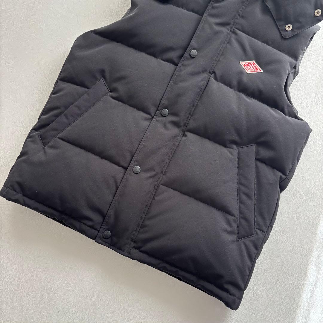 02459-7 DANTON ダントン　ダウンベスト　メンズ　フード　L
