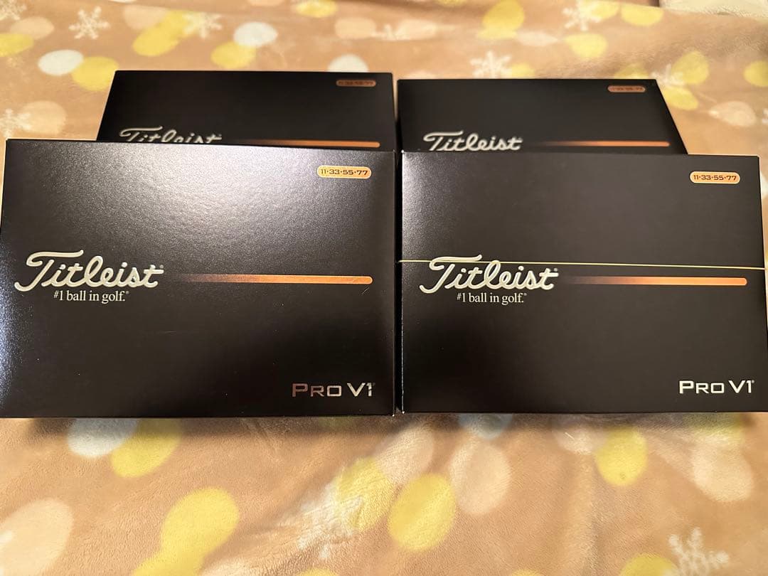 Titleist Pro V1 ゴルフボール 4箱セット