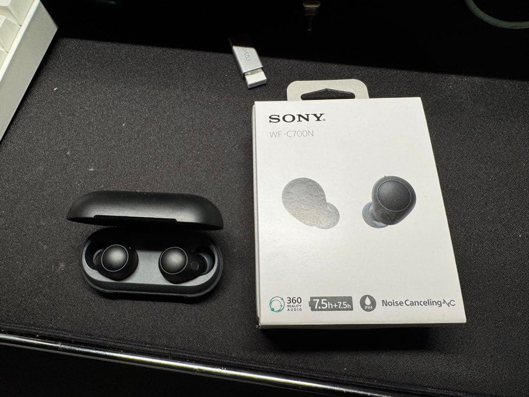 SONY WF-C700N ブラック ノイズキャンセリング