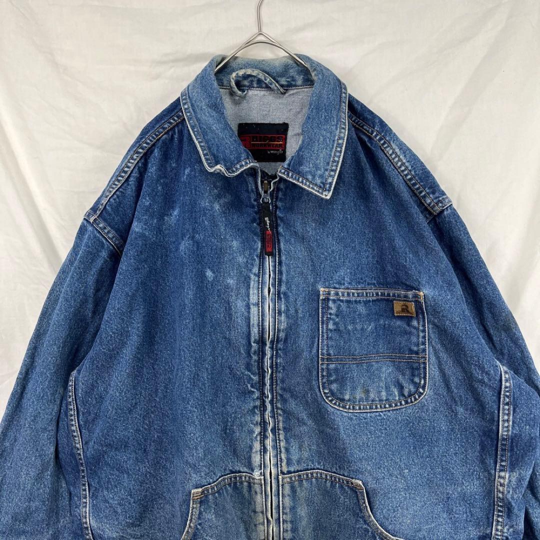 90s wrangler ラングラー ジップアップ デニムジャケット トラッカー