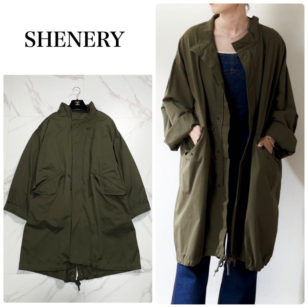 近年✨SHENERY ロング モッズコート ライナー付　3way カーキ