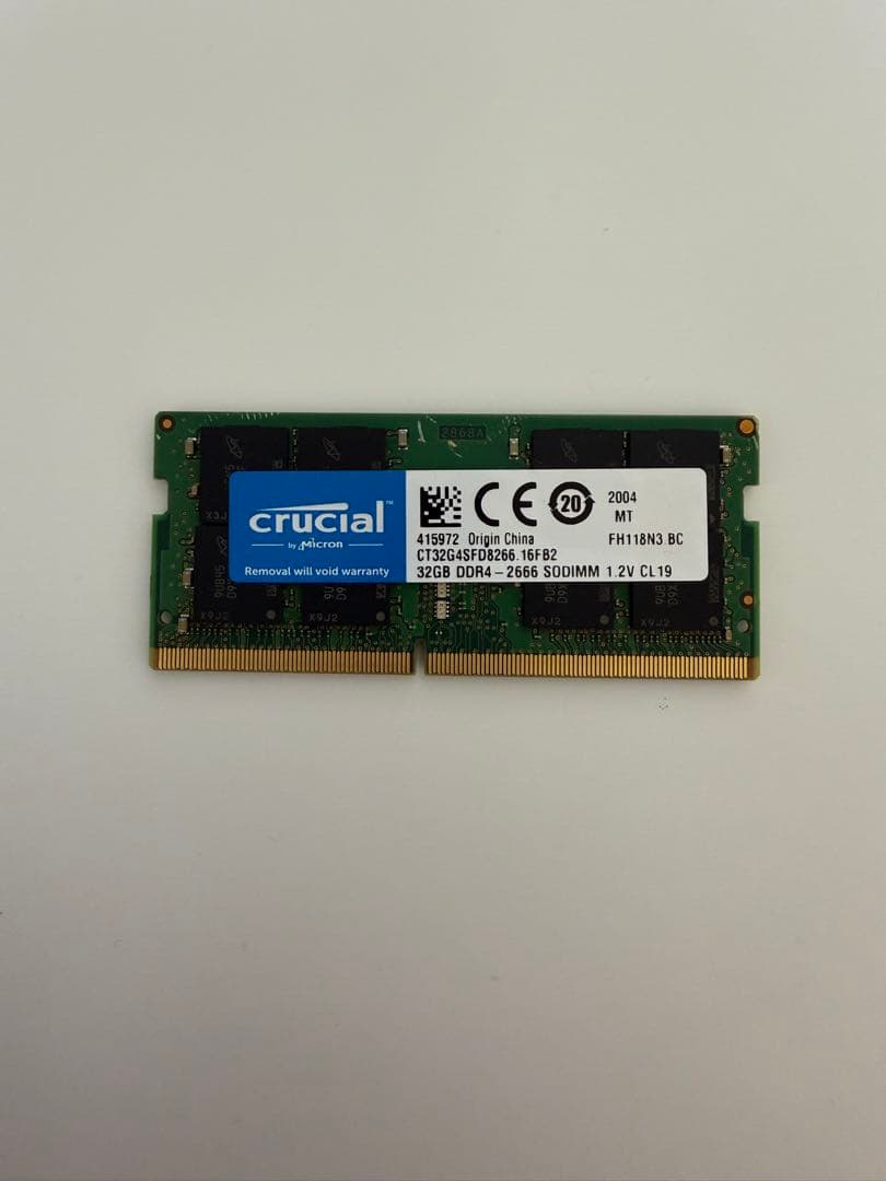 Crucial ノートPC用増設メモリ 32GB DDR4 2666