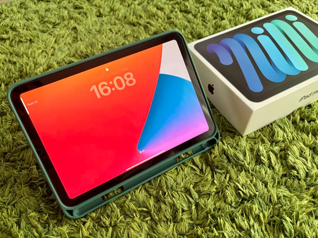 ざ*こ様 【美品】iPad mini 6 本体 （ガラスフィルム・ケース付き）