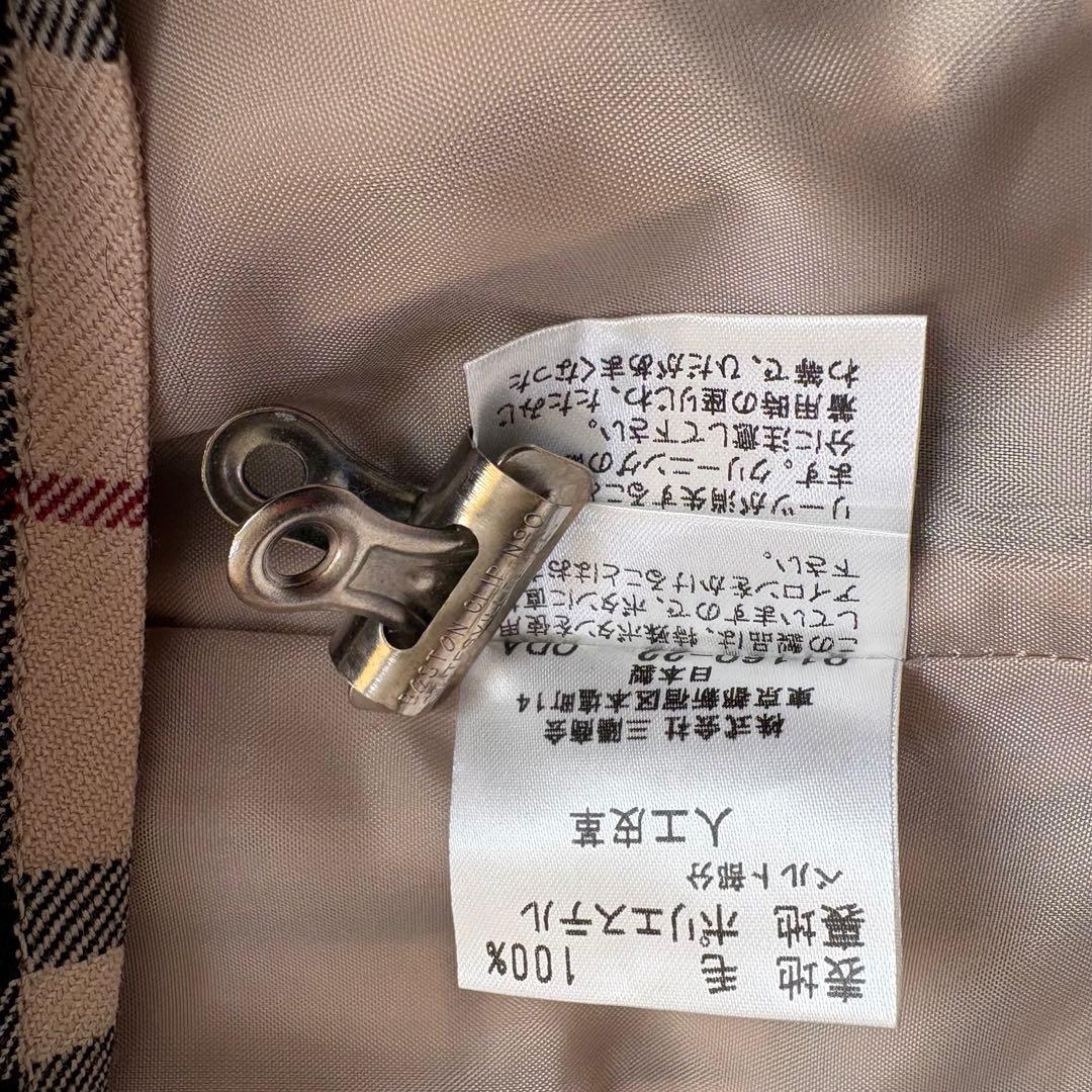 美品 バーバリーブルーレーベル スカート ノバチェック ベージュ 38