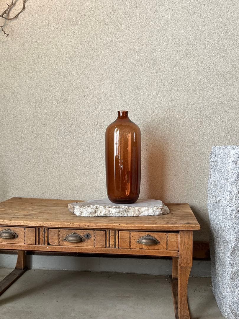 LSA ブラウンガラス 高さ38cm