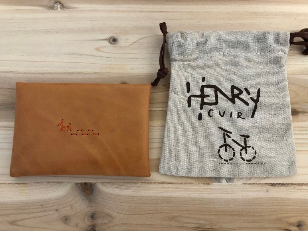 ほぼ日×アンリークイール　名刺　カードケース　HOMMAGE （NATUNARE