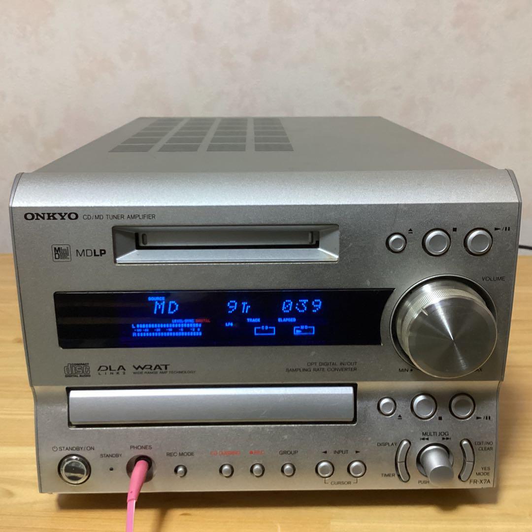 オンキョーONKYO FR-X7A＋V77　アンテナ付き　動作品