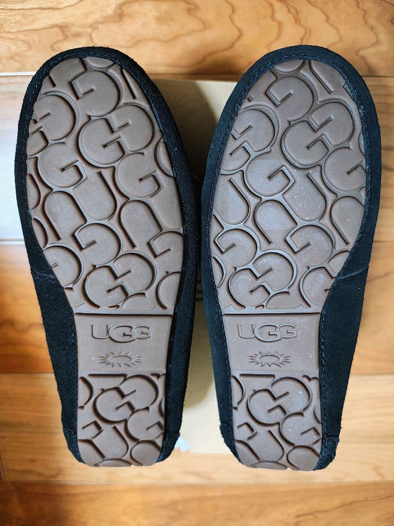 UGG ブラック スエード モカシン 24 新品未使用