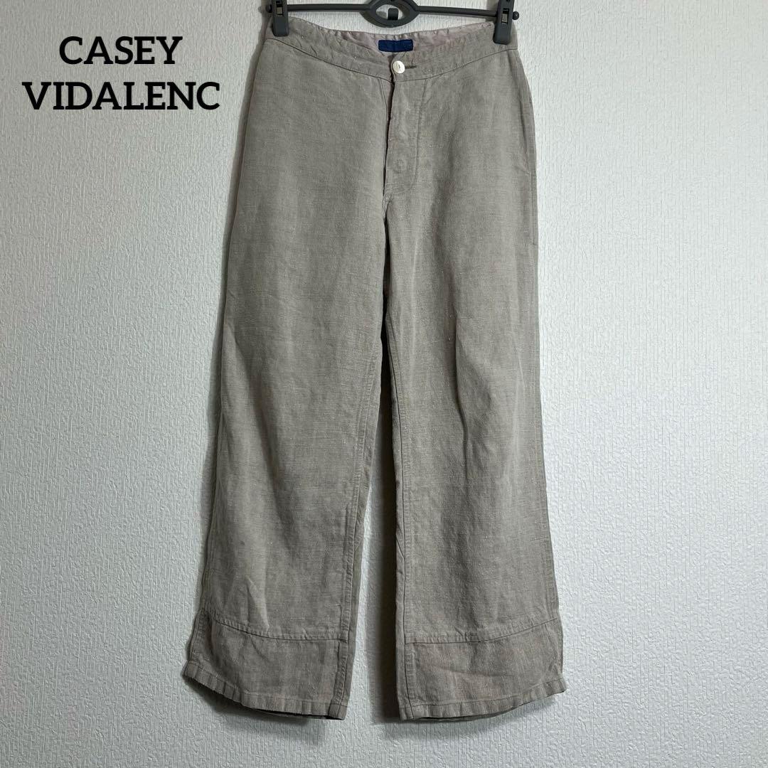 CASEY VIDALENC パンツ　リネン　麻　34