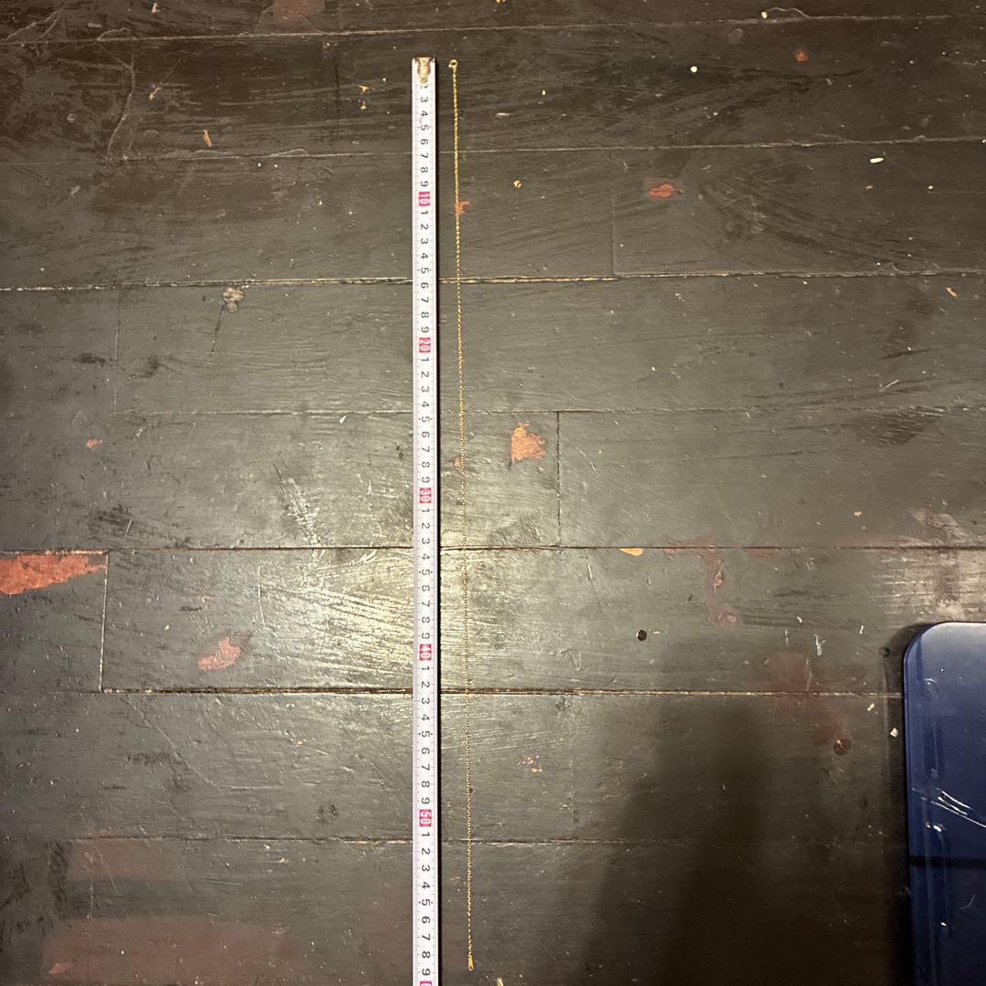 18金【刻印入・本物】K18ロールチェーンネックレス