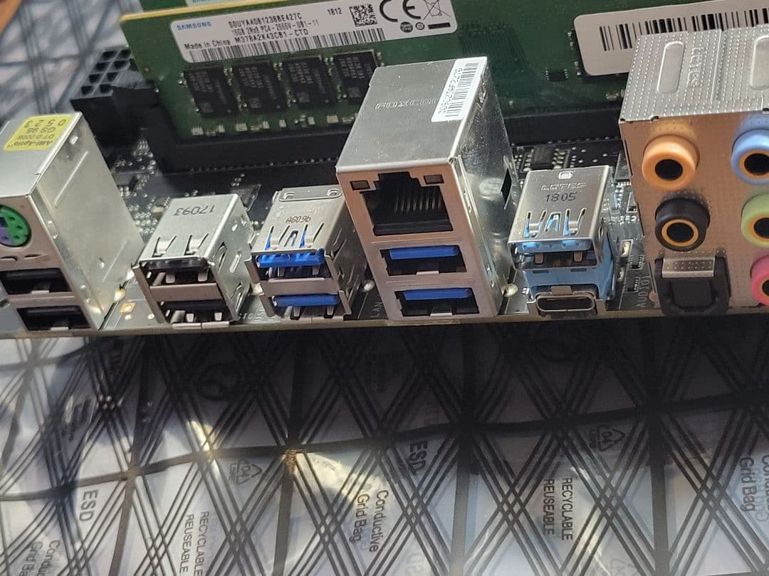 i9-7920X+マザー+クーラー+メモリ128GB+電源セット