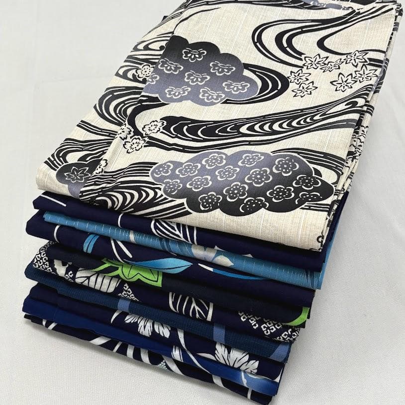 ゆりのはな　浴衣　女物　１０点　まとめ売り　着用可能～少々汚れ有り　綿　G501