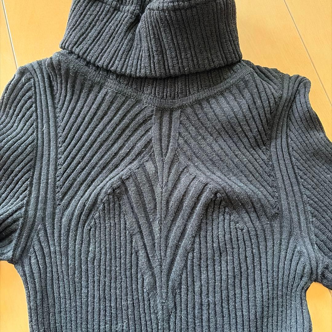 CHANEL ブラック　ニットワンピース　36 【定価598000円】ココマーク