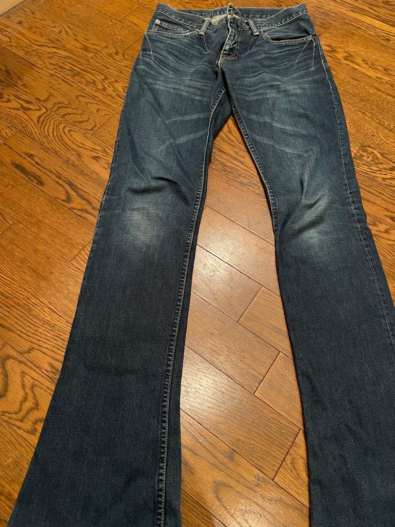 LGBダークブルーフレアージーンズ