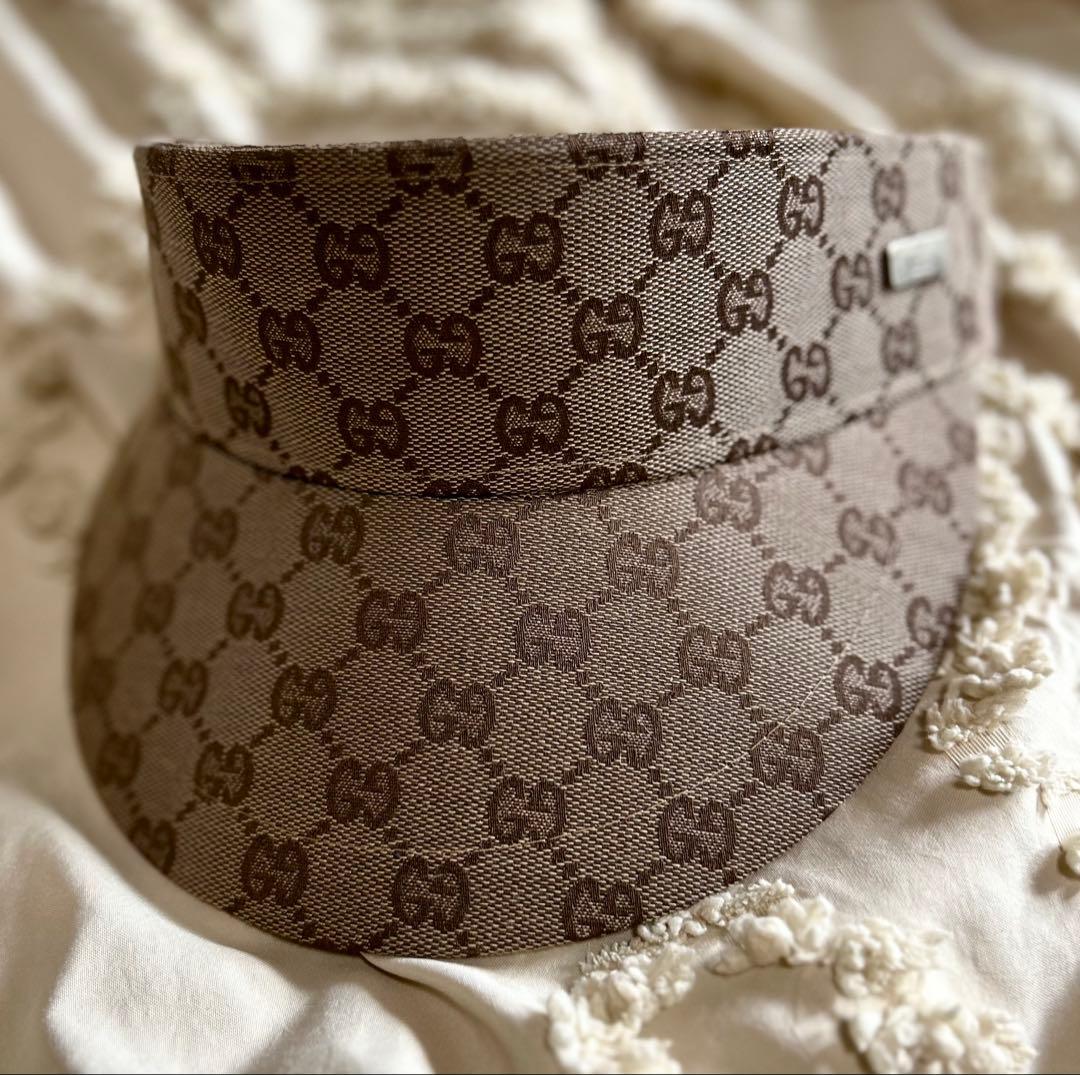 GUCCI GGパターン サンバイザー (送料込)
