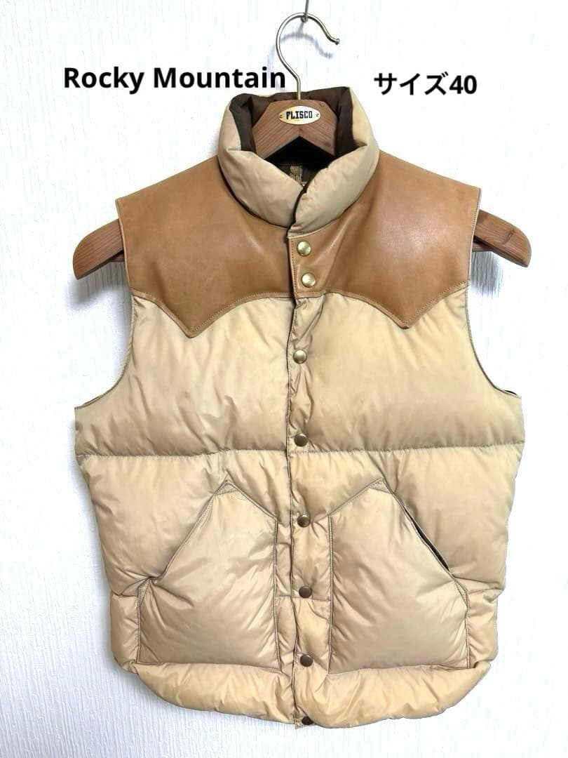 ロッキーマウンテンフェザーベッド　ダウンベスト　40