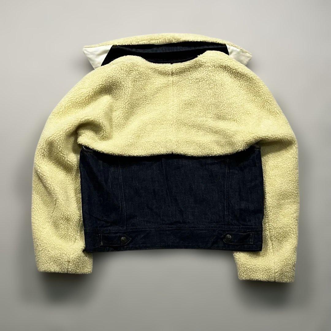 TOGA トーガ ボアフリース ドッキングジャケット デニムジャケット ベスト