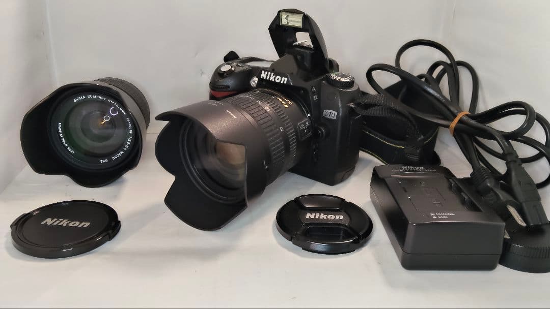 ❤NikonD70 ニッコール18-70mm/シグマ28-200mm/バッグ❤