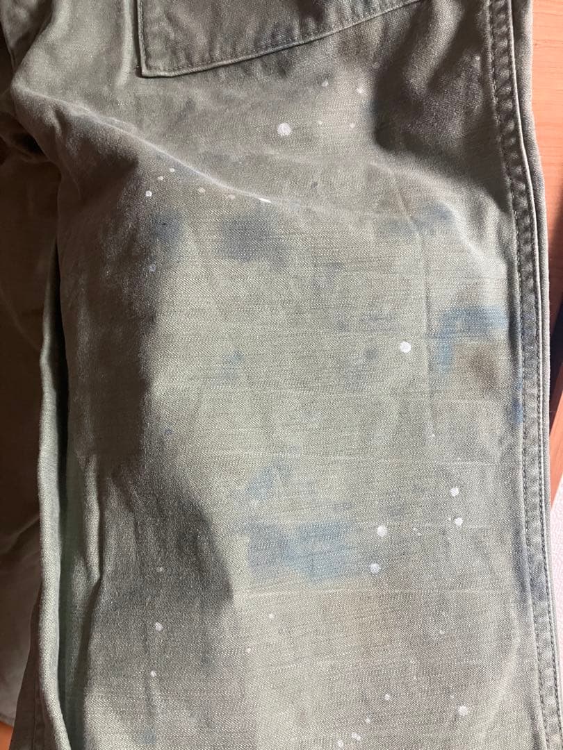 BOWWOW × BEAMS 別注 カーゴパンツ ベイカーパンツ ペンキ加工