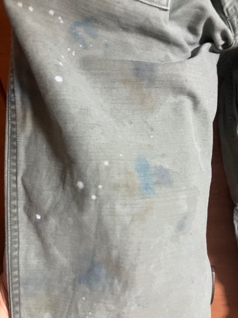 BOWWOW × BEAMS 別注 カーゴパンツ ベイカーパンツ ペンキ加工