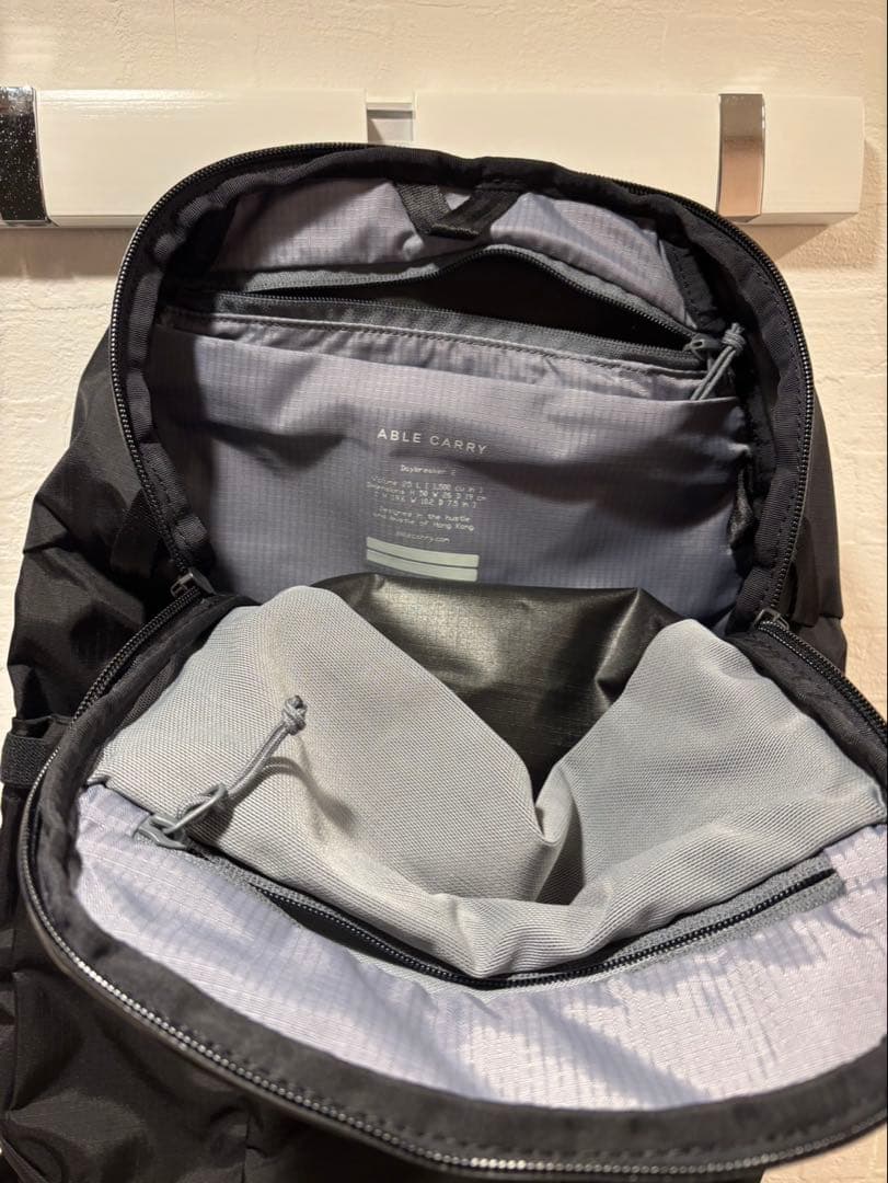 リョーマさま専用　ABLE CARRY 男性用リュック　ブラック　25ℓ