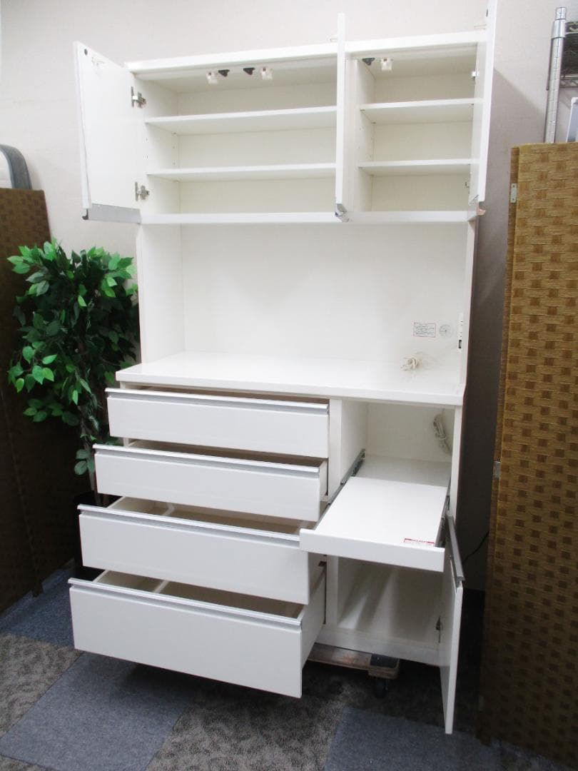 ★エリア内 送料無料 ニトリ キッチンボード ゾロ 120KB 食器棚★