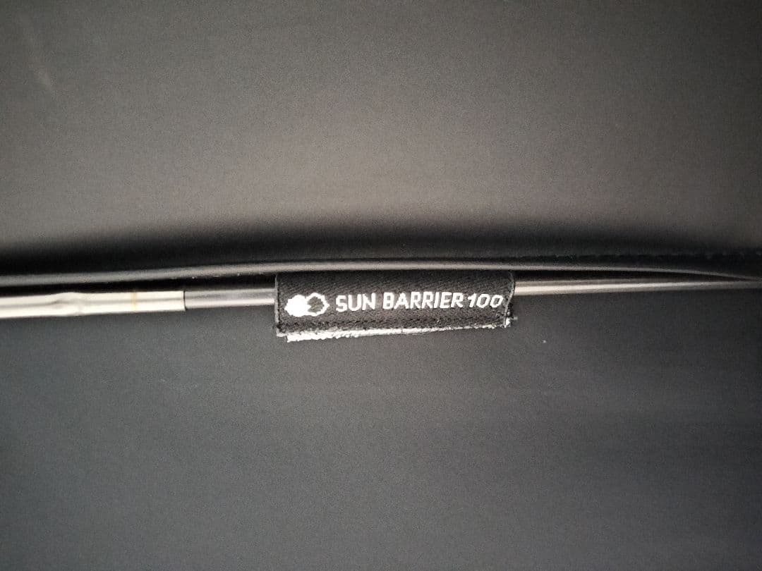 サンバリア100長傘　M フリル付き日傘【ピンク】