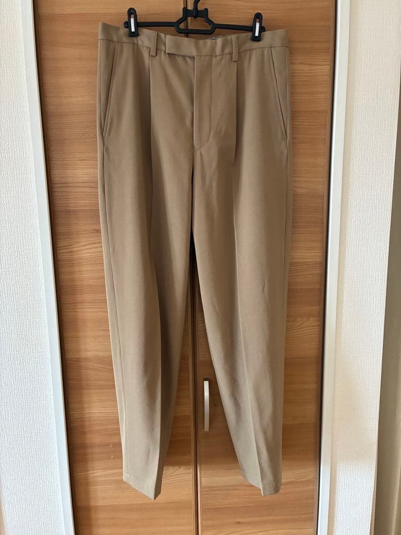 Scye（サイ） ウール ギャバジン 1プリーツ ワイドパンツ