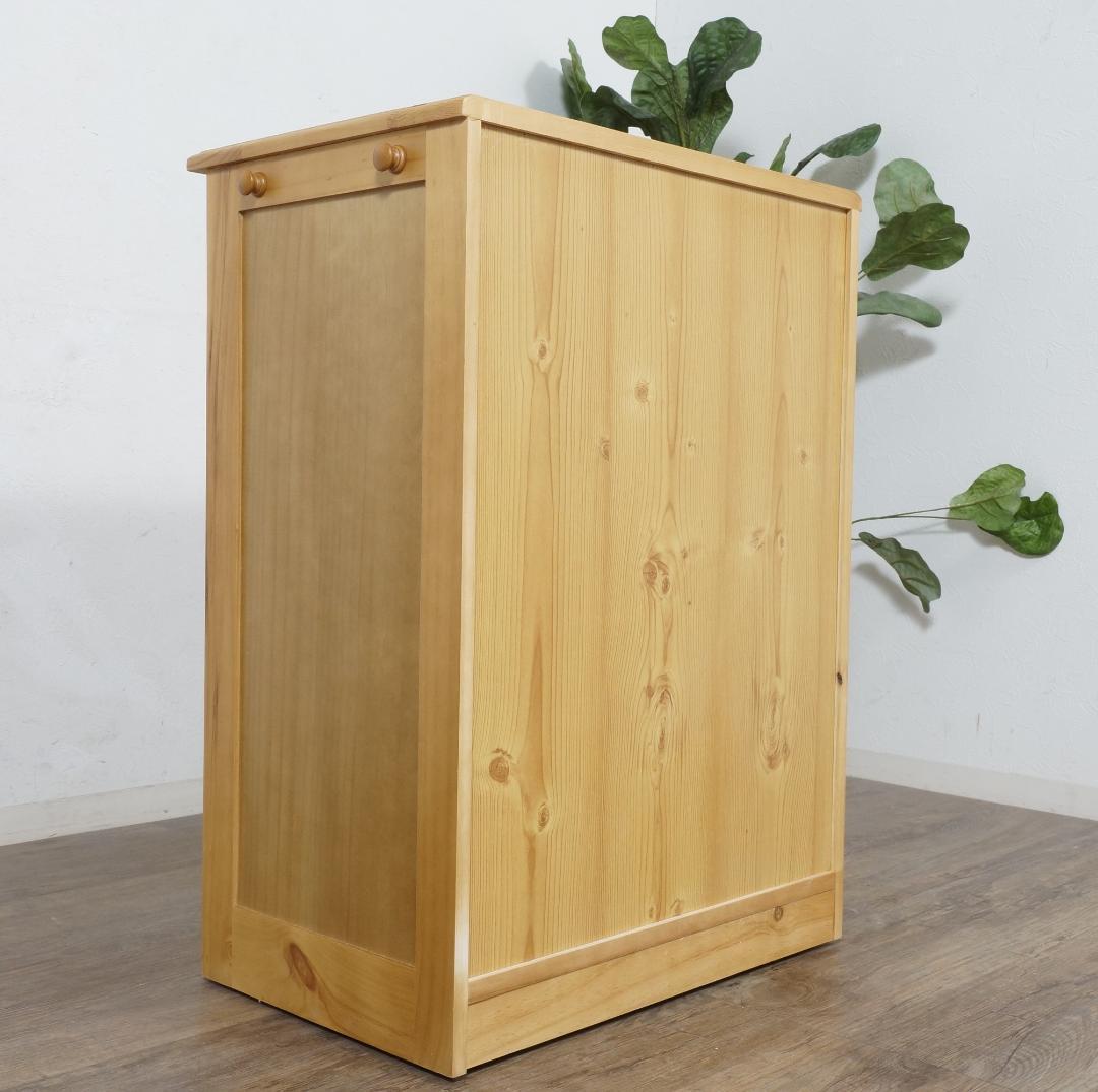 訳あり　　食器棚　天板タイル　ダストボックス　ゴミ箱 25L×2