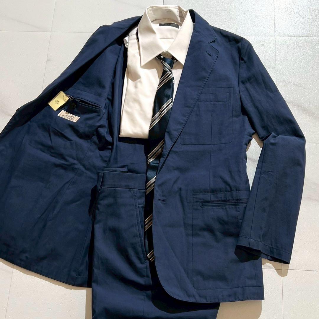 HERMES エルメス　スーツ　セットアップ　ビジネス　メンズ