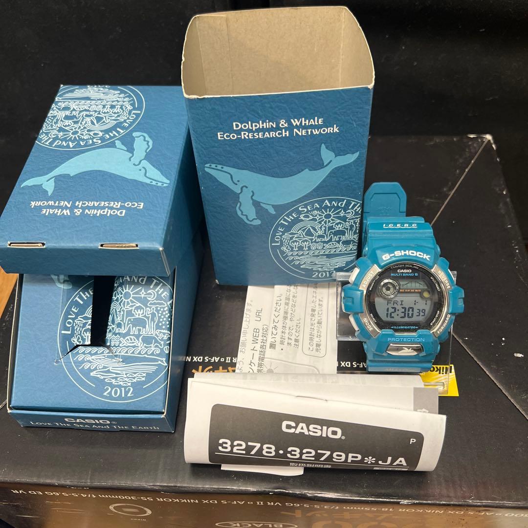 イルクジCASIO G-SHOCK ソーラー充電 青